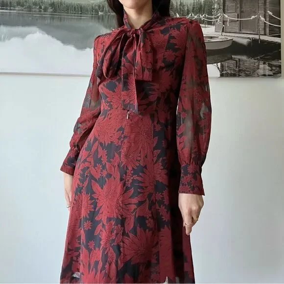 90s vintage whimsigoth preppy formal dress - Picture 2 of 7